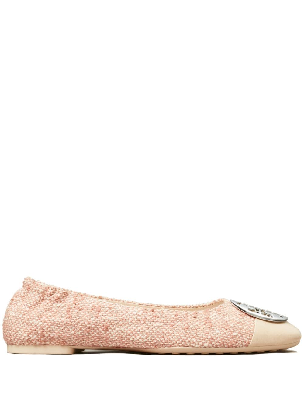 Tory Burch Claire Double T Ballerinas - Rosa von Tory Burch