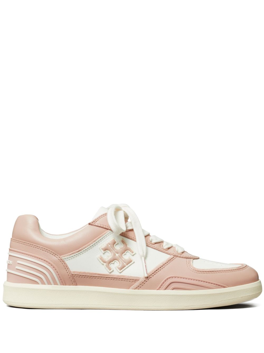 Tory Burch Clover Court Sneakers mit Einsätzen - Rosa von Tory Burch