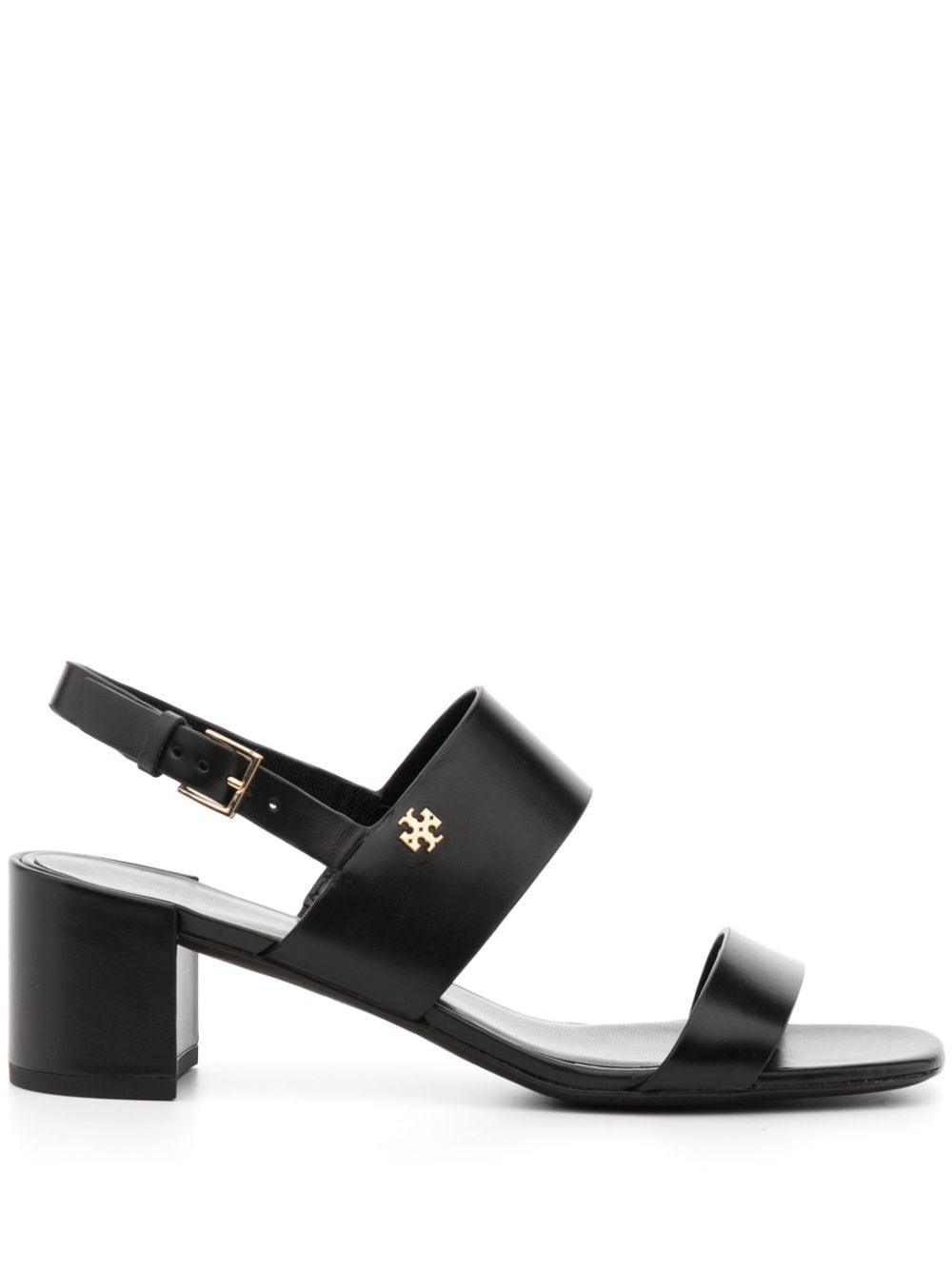 Tory Burch Double T Sandalen 50mm - Schwarz von Tory Burch