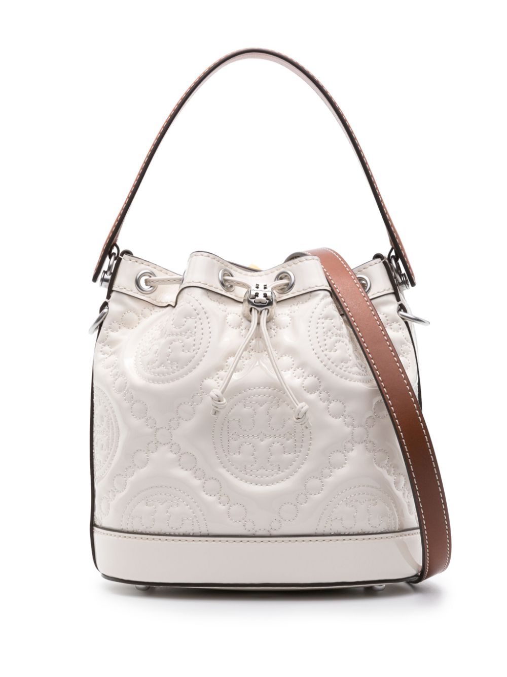 Tory Burch Gesteppte TT Beuteltasche - Nude von Tory Burch