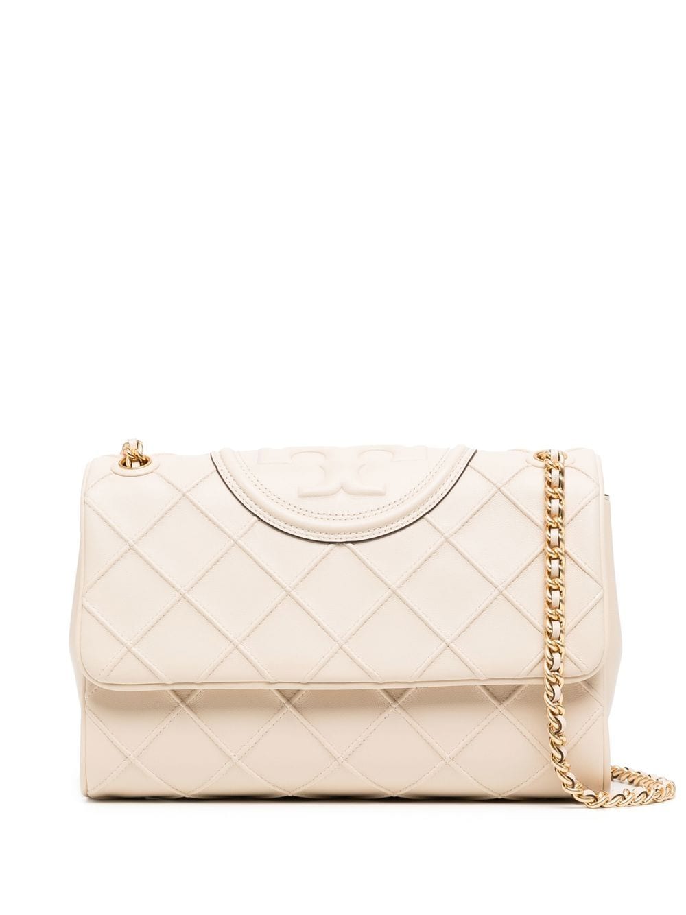 Tory Burch Fleming Schultertasche - Nude von Tory Burch