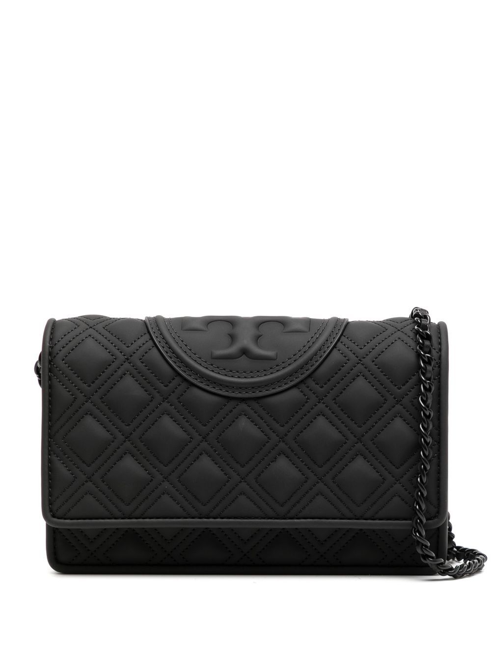 Tory Burch Fleming matt Portemonnaie - Schwarz von Tory Burch