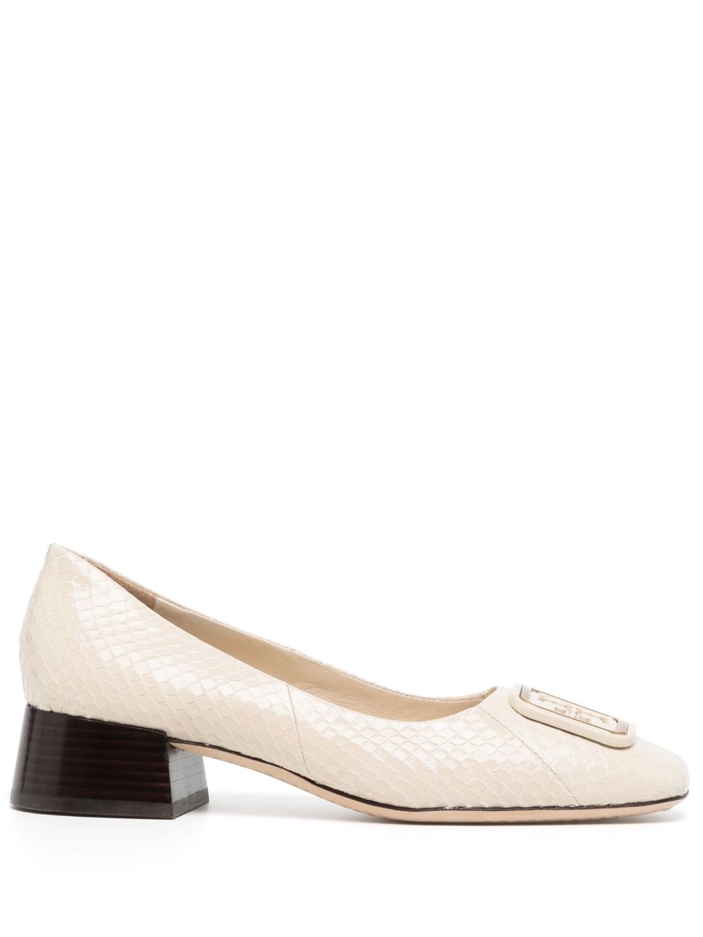 Tory Burch Georgia Pumps mit Logo-Schild - Nude von Tory Burch