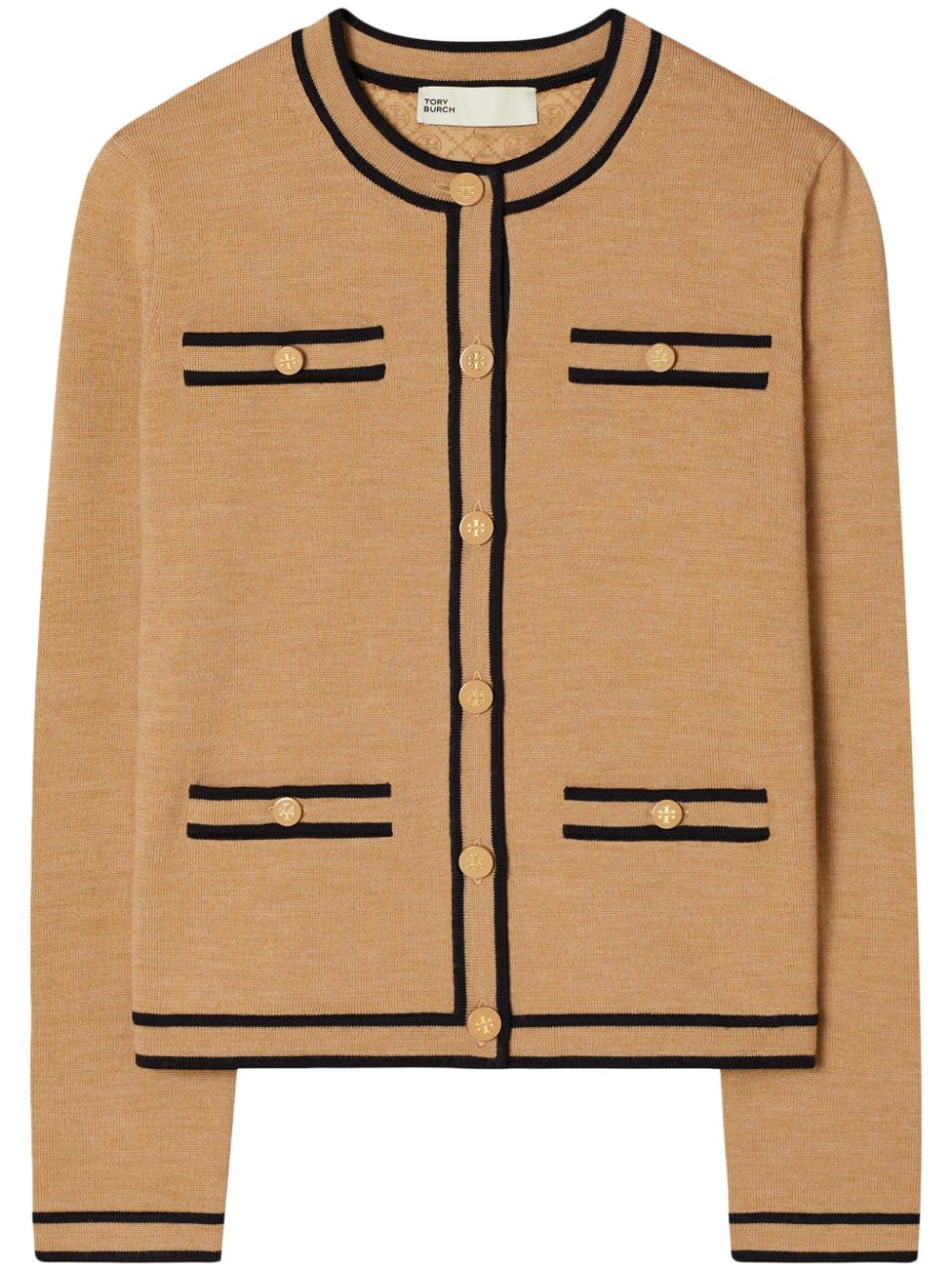 Tory Burch Kendra Merinocardigan - Braun von Tory Burch