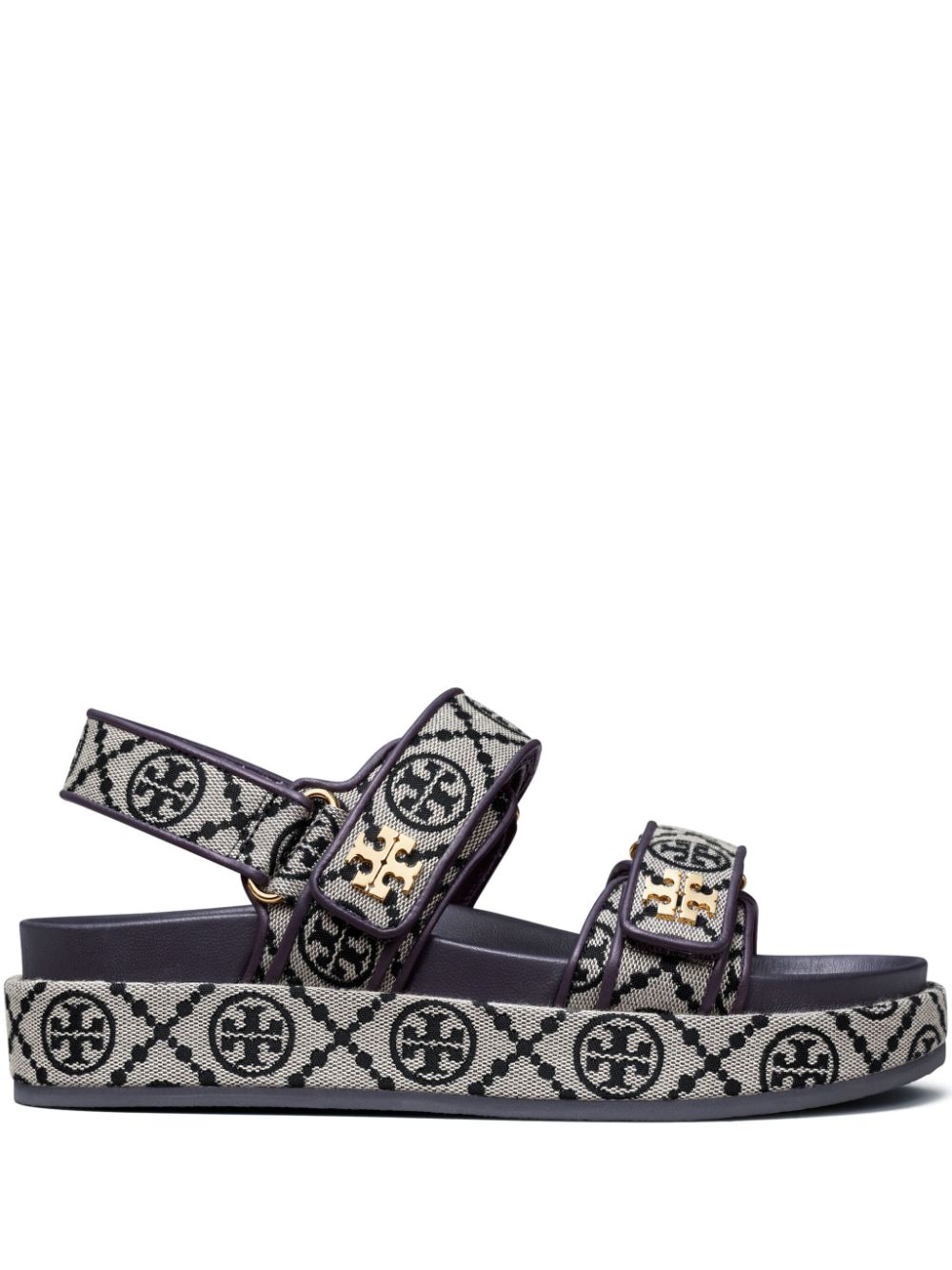 Tory Burch Kira Sport Sandalen mit Monogramm - Blau von Tory Burch