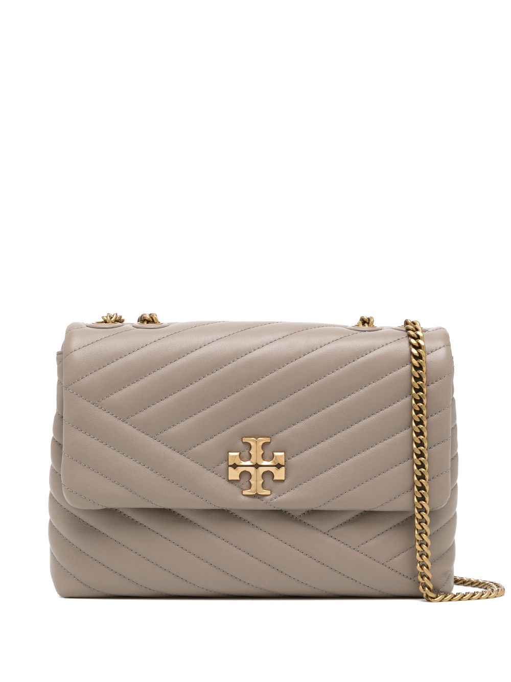 Tory Burch Kira Schultertasche mit Zickzackmuster - Braun von Tory Burch