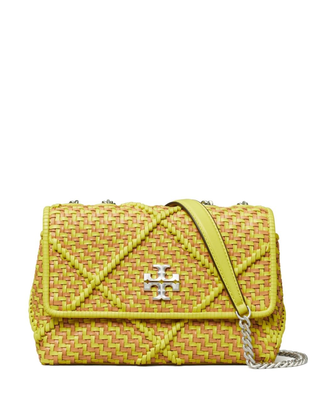 Tory Burch Kleine Kira Diamond Schultertasche - Gelb von Tory Burch