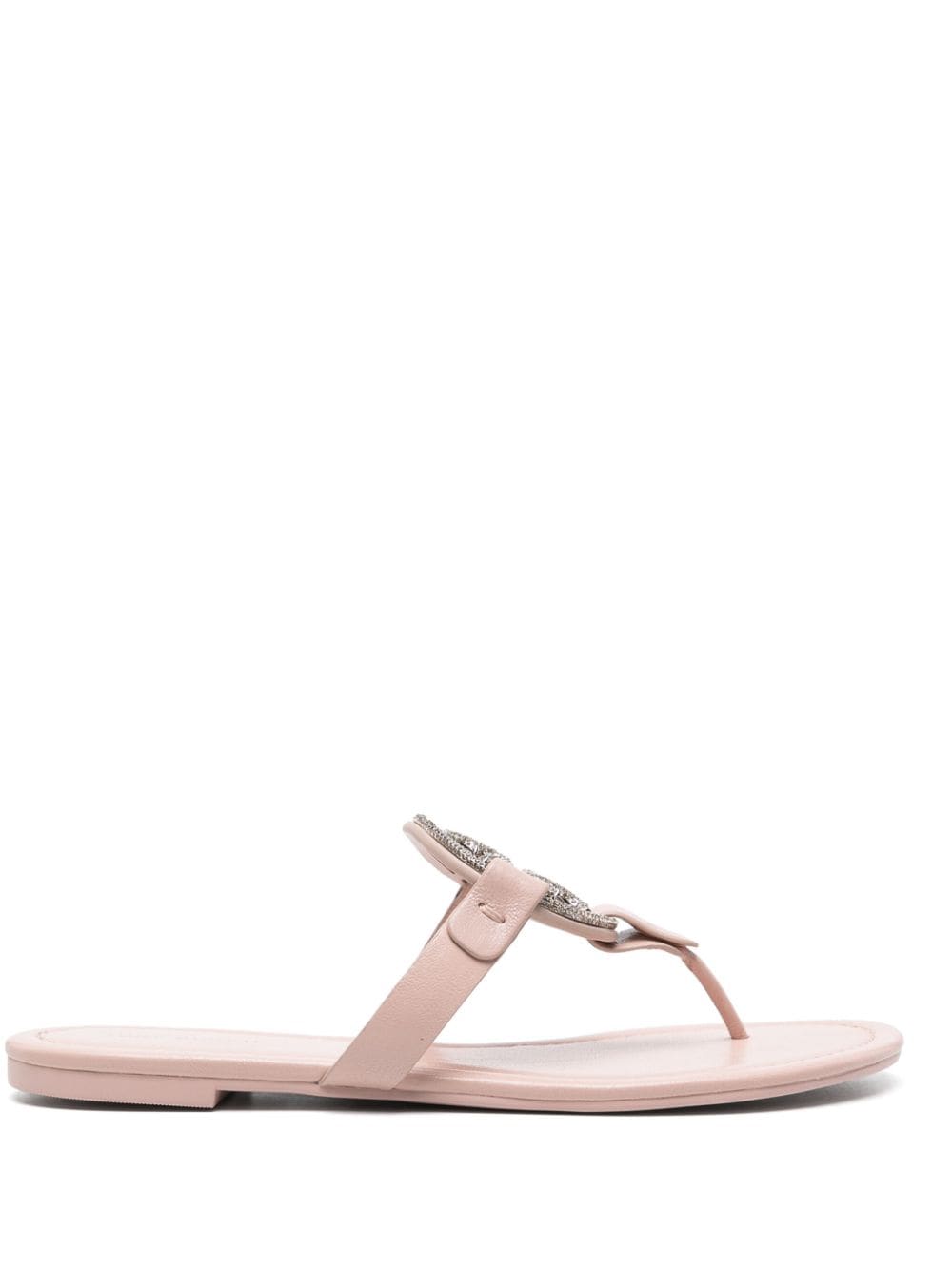 Tory Burch Miller Pavé Flip-Flops - Rosa von Tory Burch