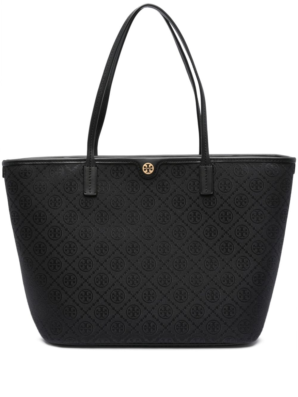 Tory Burch Shopper mit Monogramm - Schwarz von Tory Burch