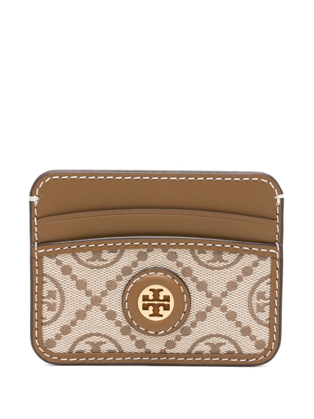 Tory Burch Monogram Kartenetui - Braun von Tory Burch