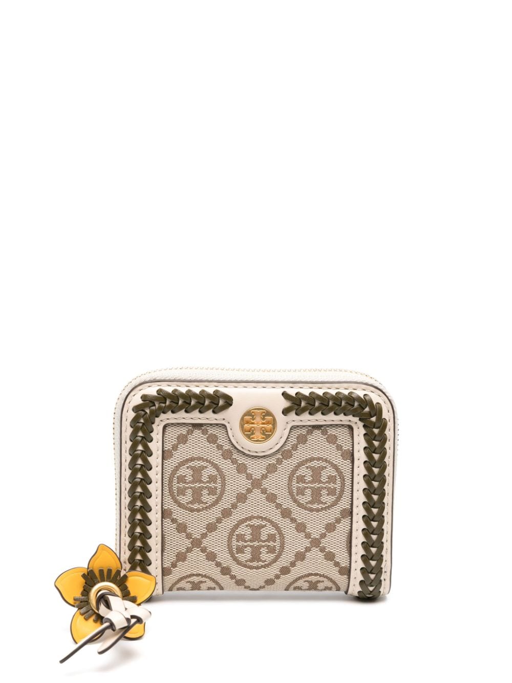 Tory Burch Portemonnaie mit T-Monogramm - Nude von Tory Burch