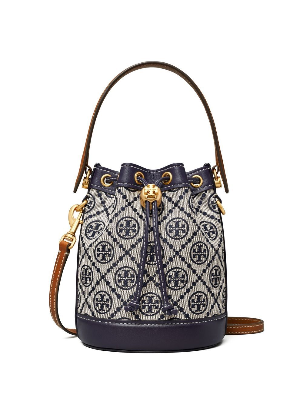 Tory Burch Beuteltasche mit T-Monogramm - Blau von Tory Burch