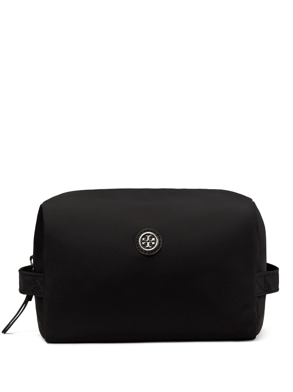 Tory Burch Kosmetiktasche mit Logo-Patch - Schwarz von Tory Burch