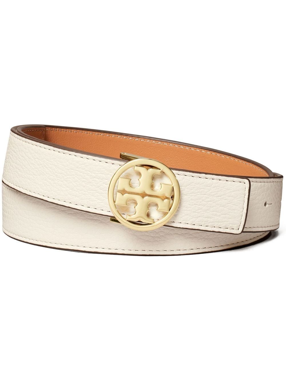 Tory Burch Wendbarer Gürtel mit Logo-Schnalle - Weiß von Tory Burch