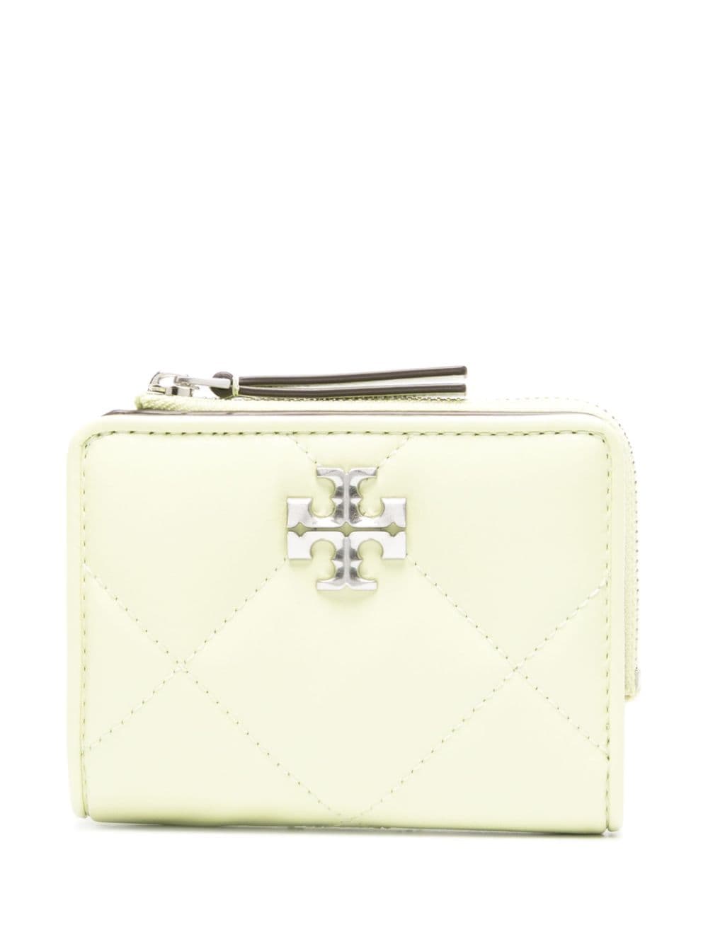 Tory Burch Portemonnaie aus Matelassé-Leder - Grün von Tory Burch