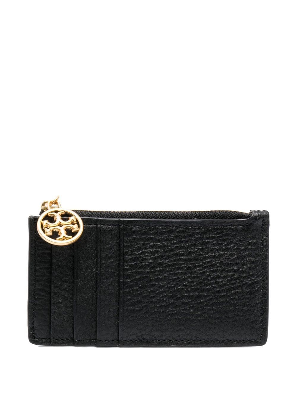 Tory Burch Kartenetui mit Logo-Anhänger - Schwarz von Tory Burch