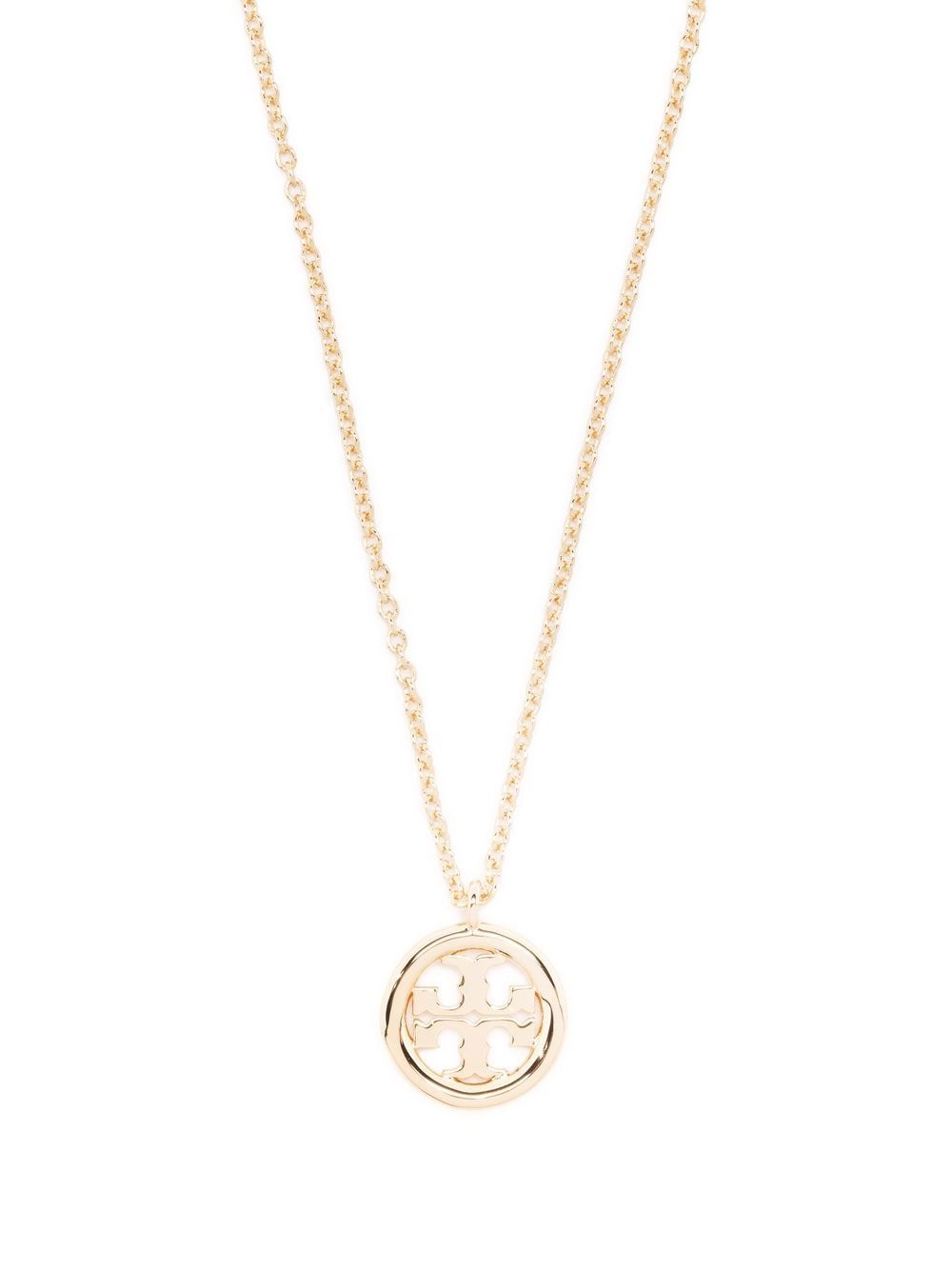 Tory Burch Halskette mit Logo-Anhänger - Gold von Tory Burch