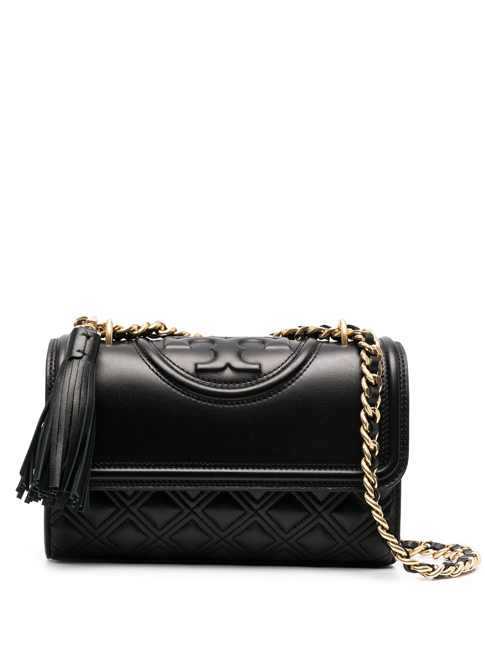 Tory Burch Schultertasche mit Logo-Prägung - Schwarz von Tory Burch