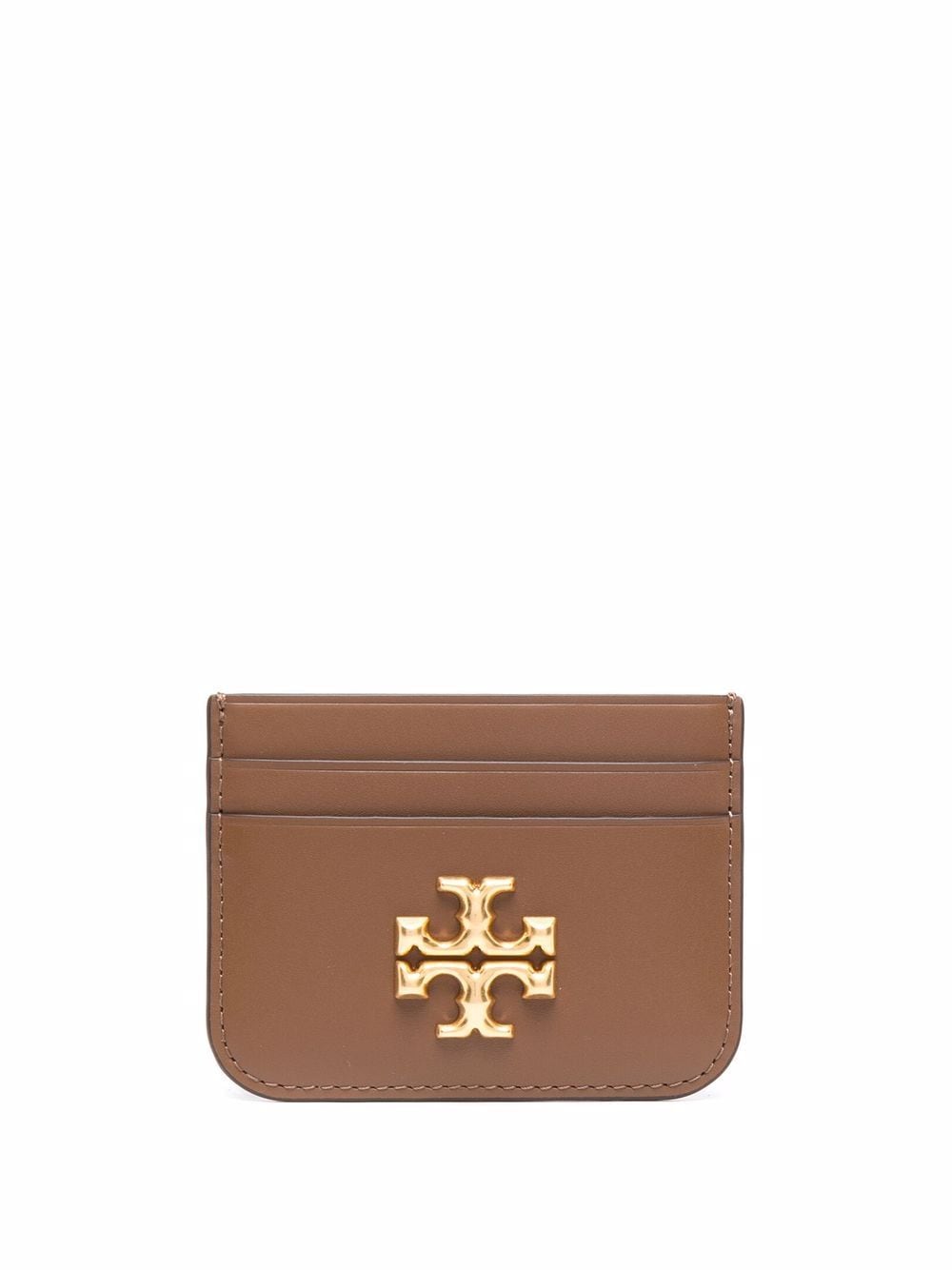 Tory Burch Kartenetui mit Logo - Braun von Tory Burch