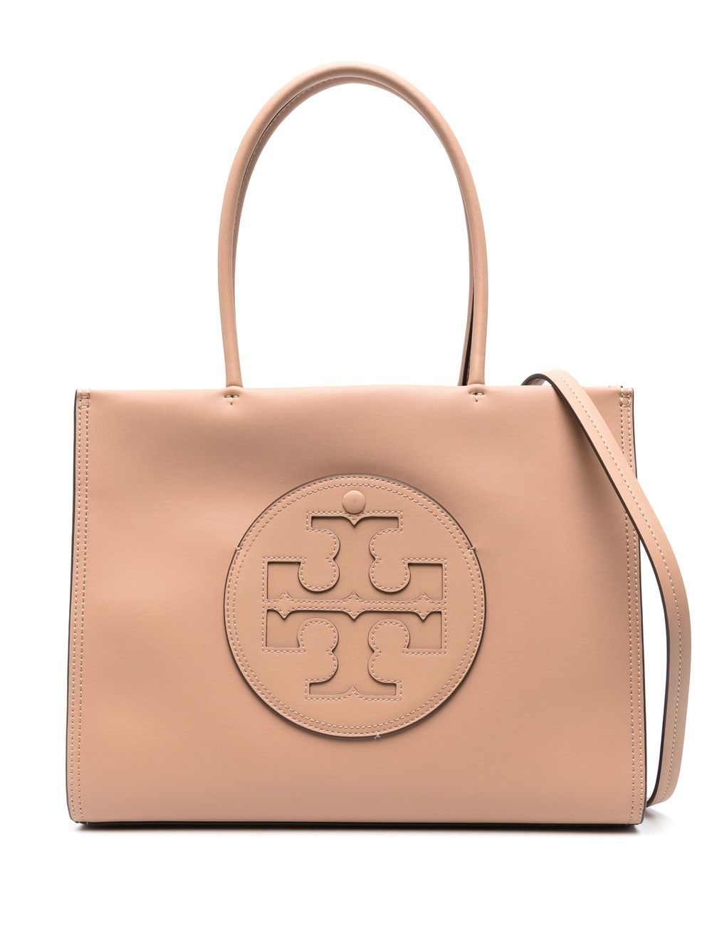 Tory Burch Mini-Tasche mit Logo-Patch - Nude von Tory Burch