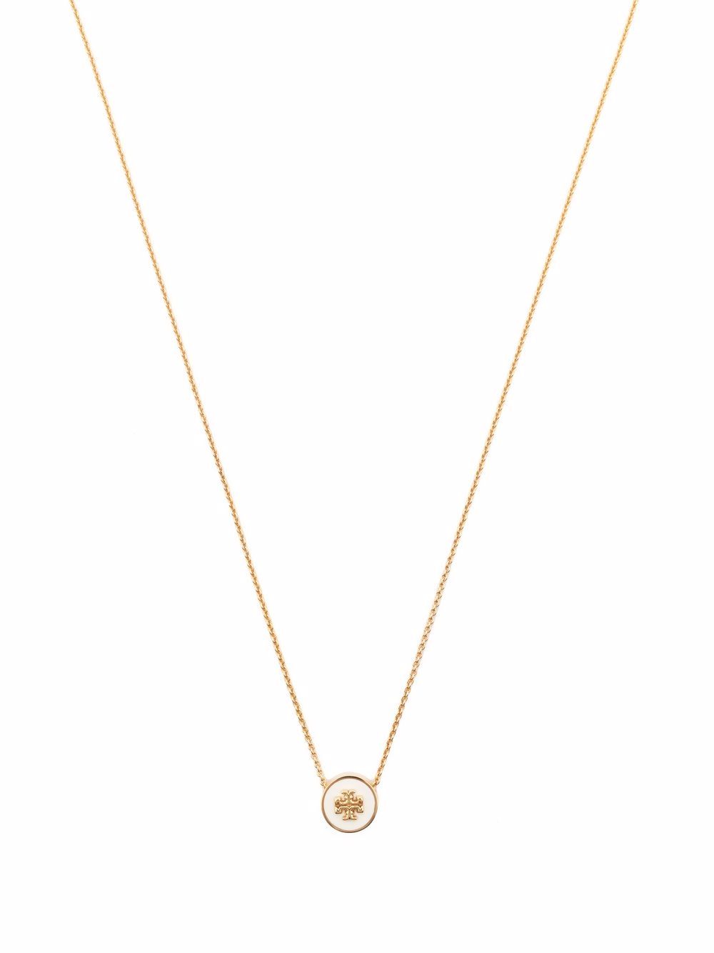 Tory Burch Halskette mit Logo-Anhänger - Gold von Tory Burch