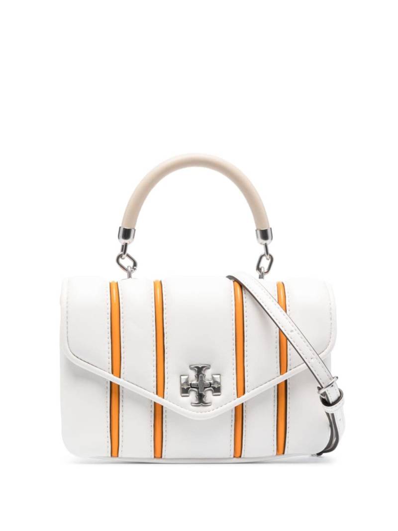 Tory Burch Schultertasche mit Logo-Schild - Weiß von Tory Burch