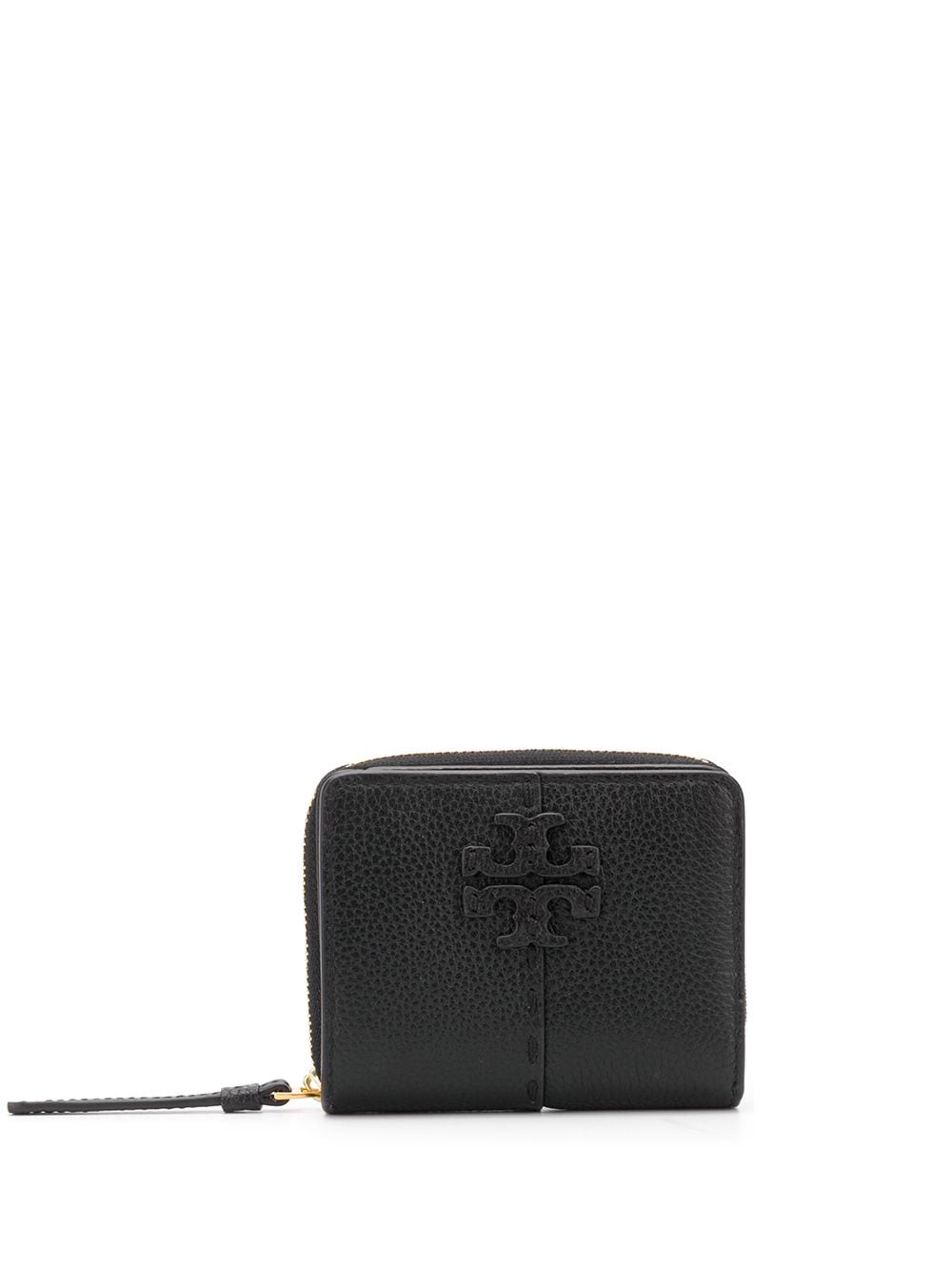 Tory Burch Portemonnaie mit Logo-Schild - Schwarz von Tory Burch