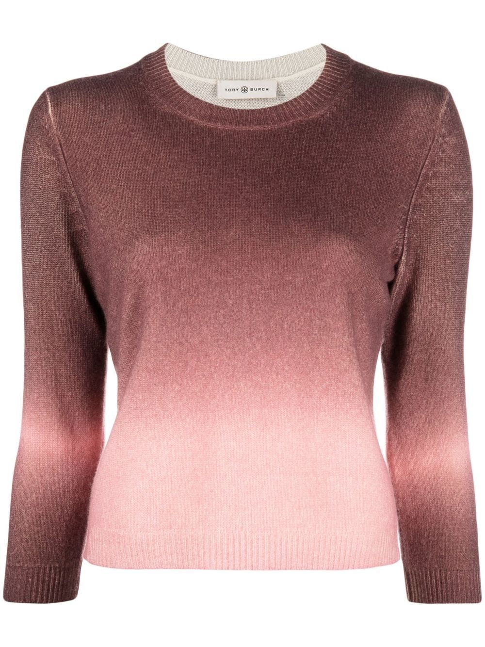 Tory Burch Kaschmirpullover mit Ombré-Design - Rosa von Tory Burch