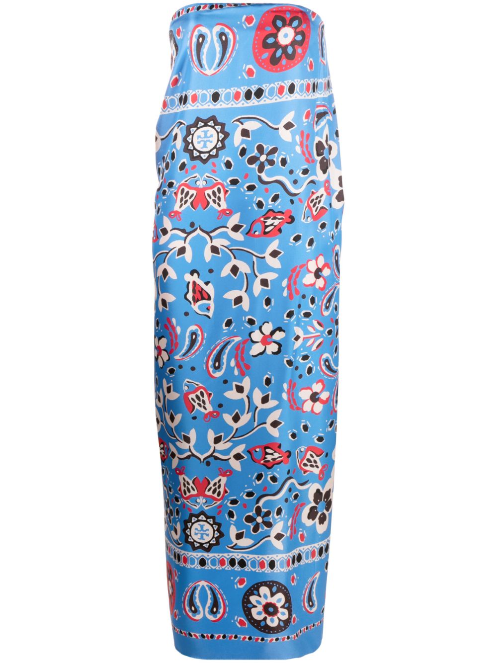 Tory Burch Kleid mit Paisley-Print - Blau von Tory Burch