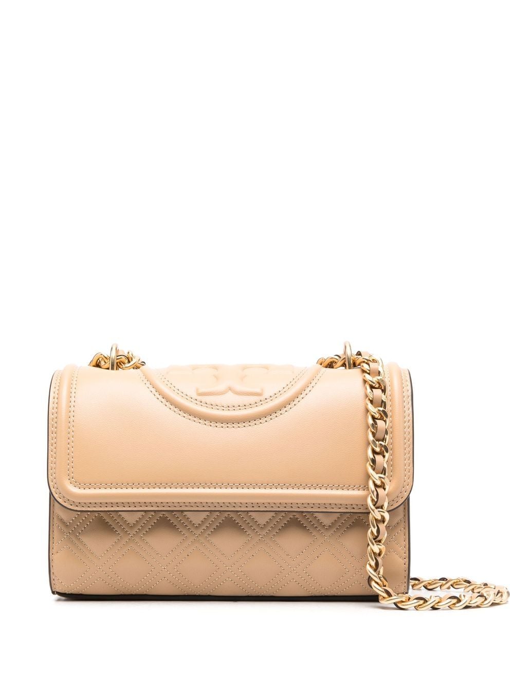 Tory Burch Kleine Fleming Umhängetasche - Nude von Tory Burch