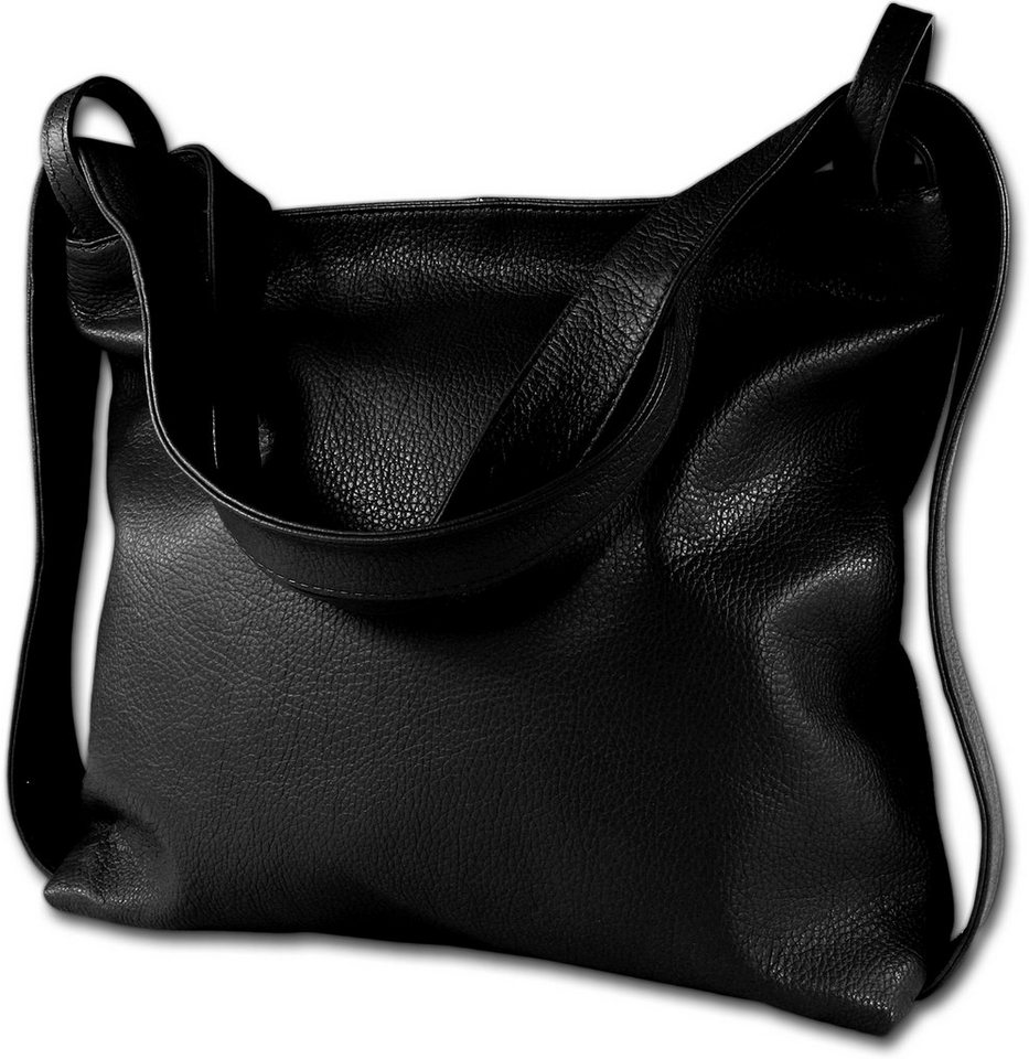 Toscanto Cityrucksack Toscanto Schultertasche, Cityrucksack (Cityrucksack), Damen Tasche Echtes Leder schwarz, Made-In Italy von Toscanto