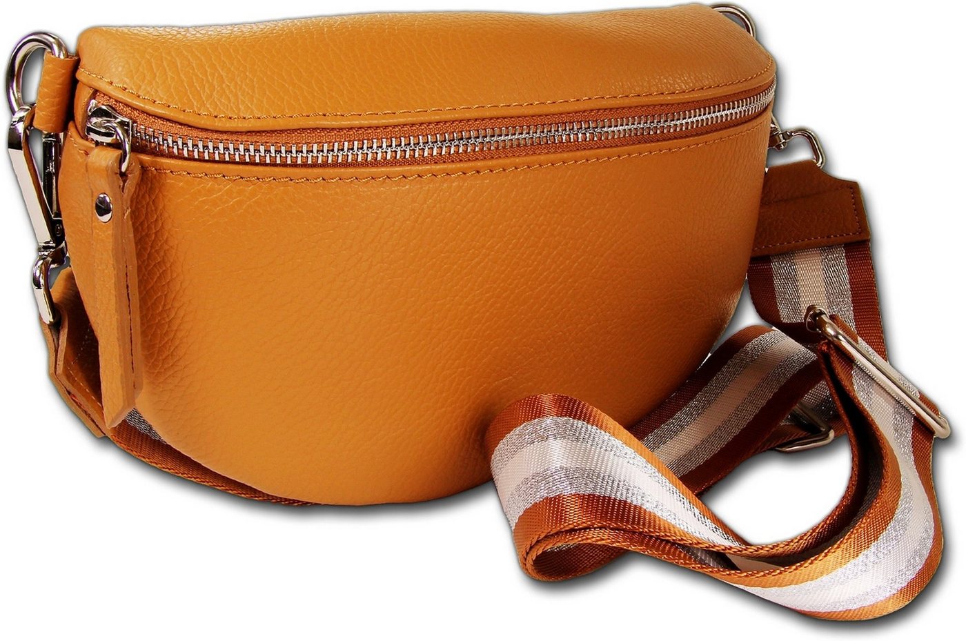 Toscanto Gürteltasche Toscanto Damen Gürteltasche Leder (Gürteltasche, Gürteltasche), Damen Tasche Echtes Leder braun, tan, Tragegurt, Made-In Italy von Toscanto