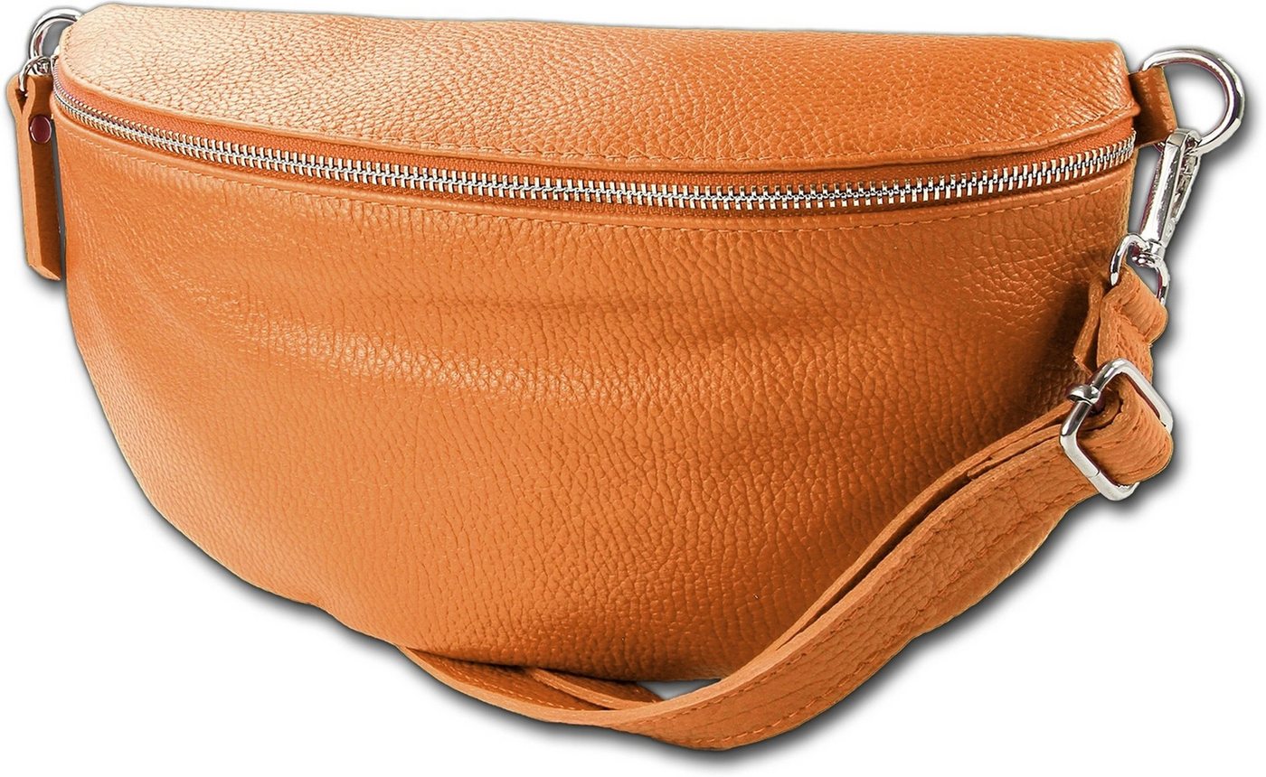 Toscanto Gürteltasche Toscanto Damen Gürteltasche Leder (Gürteltasche, Gürteltasche), Damen Tasche Echtes Leder braun, tan, Tragegurt passend, Made-In Italy von Toscanto