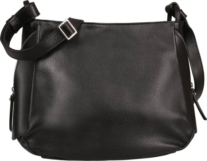 Toscanto Umhängetasche Toscanto Damen Umhängetasche Leder (Umhängetasche), Damen Leder Umhängetasche, schwarz ca. 35cm von Toscanto