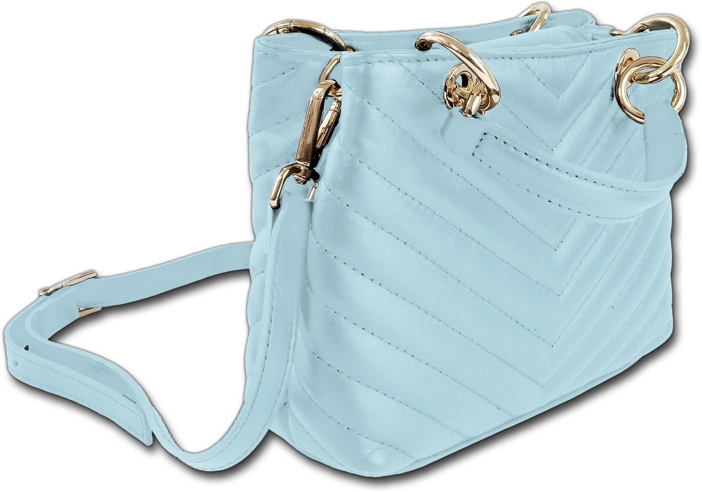 Toscanto Umhängetasche Toscanto Damen Umhängetasche Leder (Umhängetasche, Umhängetasche), Damen Tasche Echtes Leder hellblau, Made-In Italy von Toscanto