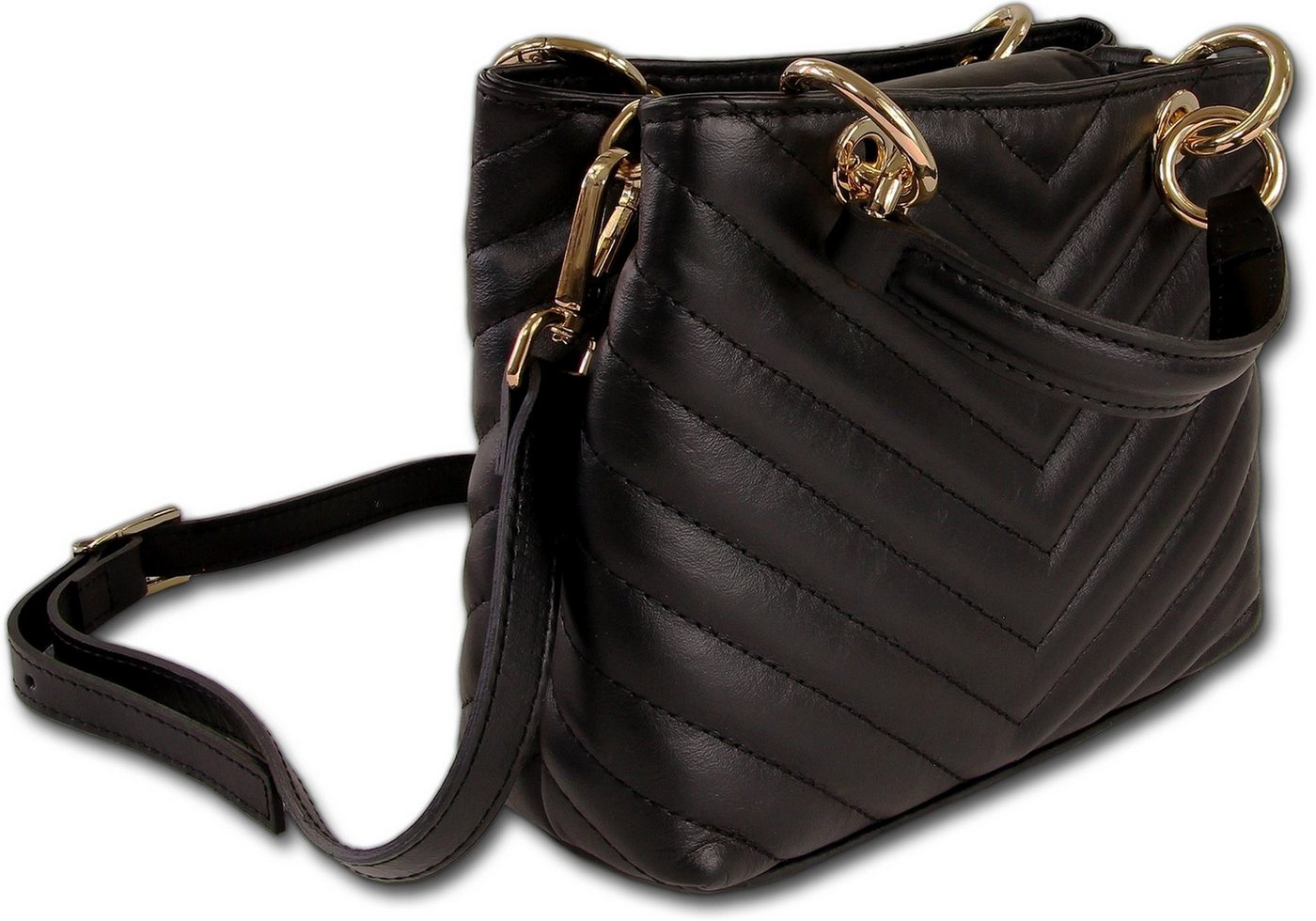 Toscanto Umhängetasche Toscanto Damen Umhängetasche Leder (Umhängetasche, Umhängetasche), Damen Tasche Echtes Leder schwarz, Made-In Italy von Toscanto