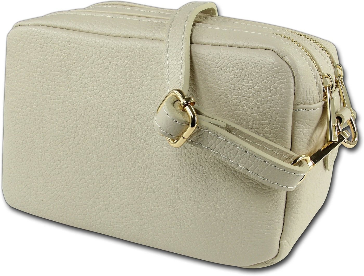 Toscanto Umhängetasche Toscanto Umhängetasche Freizeit (Umhängetasche, Umhängetasche), Damen Tasche Echtes Leder beige, Made-In Italy von Toscanto