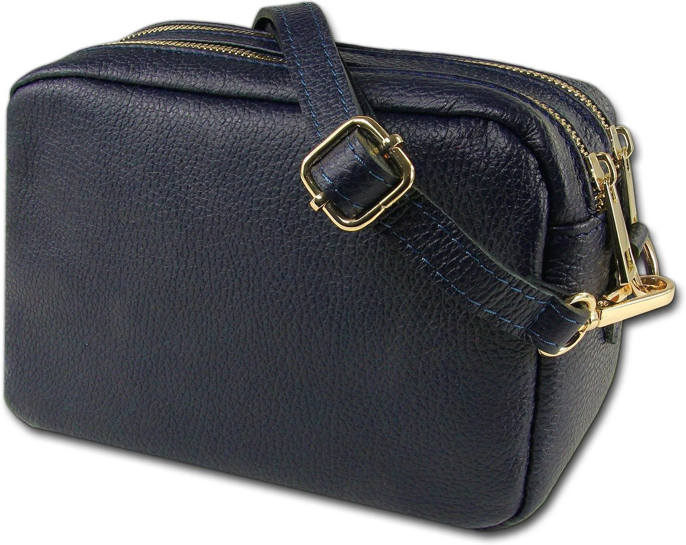Toscanto Umhängetasche Toscanto Umhängetasche Freizeit (Umhängetasche, Umhängetasche), Damen Tasche Echtes Leder blau, Made-In Italy von Toscanto
