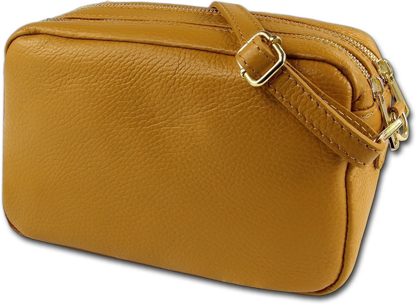 Toscanto Umhängetasche Toscanto Umhängetasche Freizeit (Umhängetasche, Umhängetasche), Damen Tasche Echtes Leder gelb, Made-In Italy von Toscanto