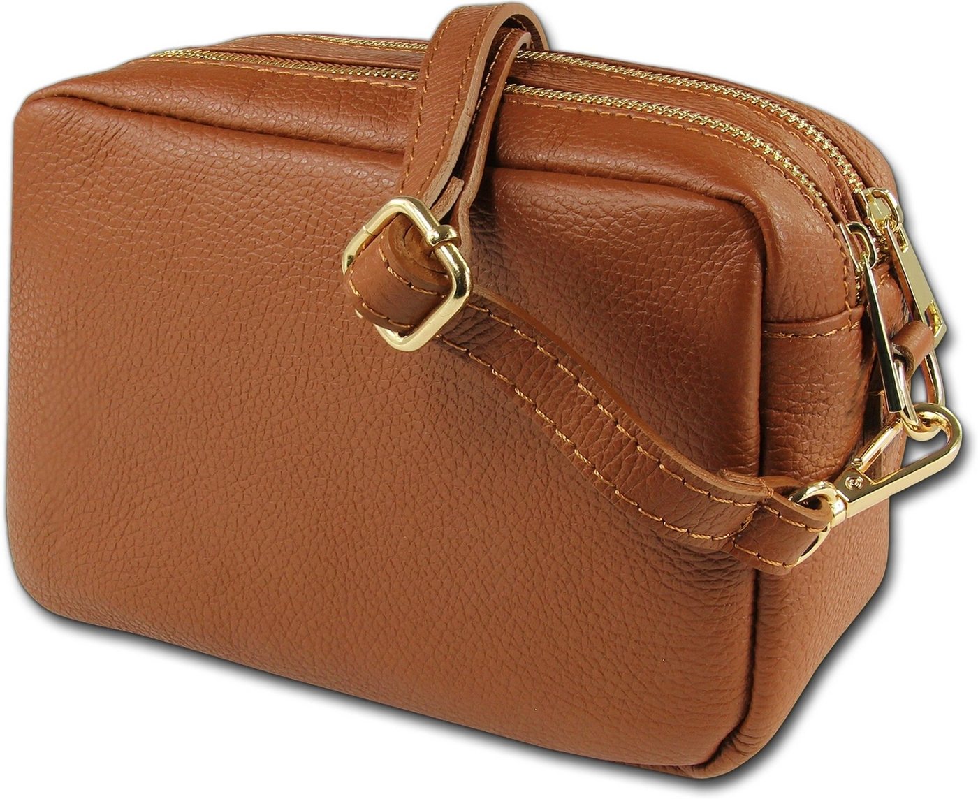 Toscanto Umhängetasche Toscanto Umhängetasche Freizeit (Umhängetasche, Umhängetasche), Damen Tasche Echtes Leder hellbraun, tan, Made-In Italy von Toscanto