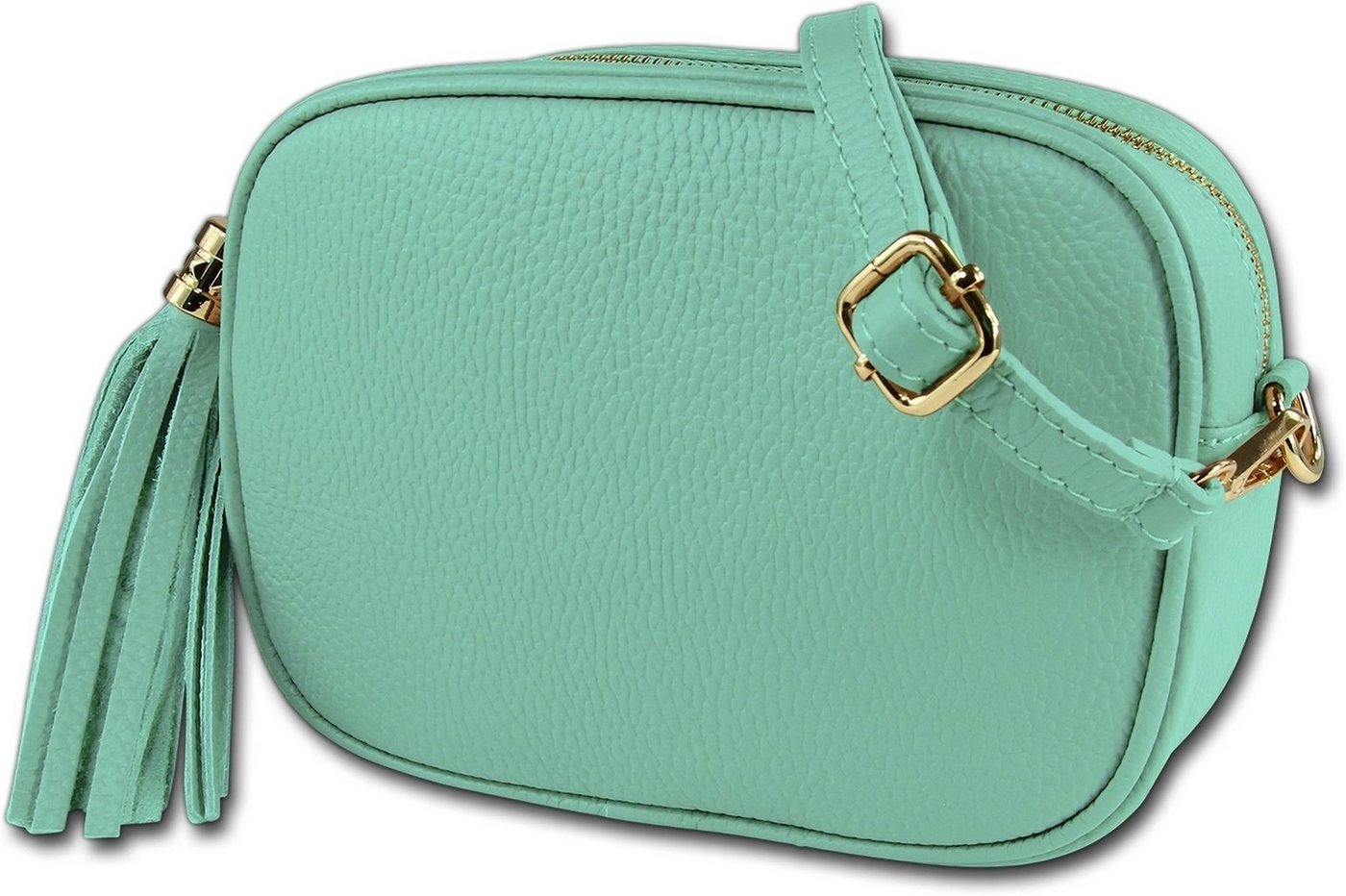 Toscanto Umhängetasche Toscanto Umhängetasche Freizeit (Umhängetasche, Umhängetasche), Damen Tasche Echtes Leder türkis, Made-In Italy von Toscanto