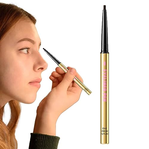 Wasserfester Eyeliner - Wasserfeste, lichtbeständige Eyeliner für Augen-Make-up | Mehrzweck-1-Strich-Form-Eyeliner-Stift für langanhaltendes Augen-Make-up Toseky von Toseky