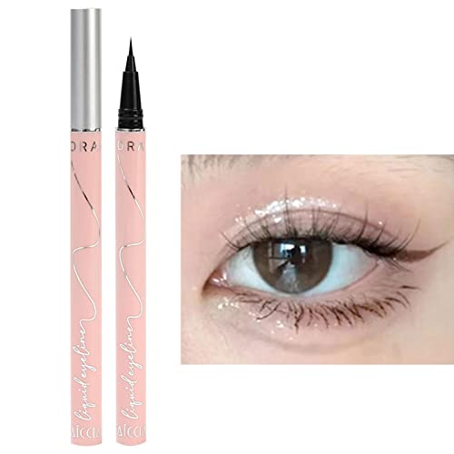 Wasserfester flüssiger Eyeliner | Langlebiger Augenstift,Präzisionspinselspitze für Damen, lässt sich leicht auftragen, um jeden Look zu kreieren, Gelpigmente mit 24-Stunden-Haltbarkeit Gsdgdsg von Toseky