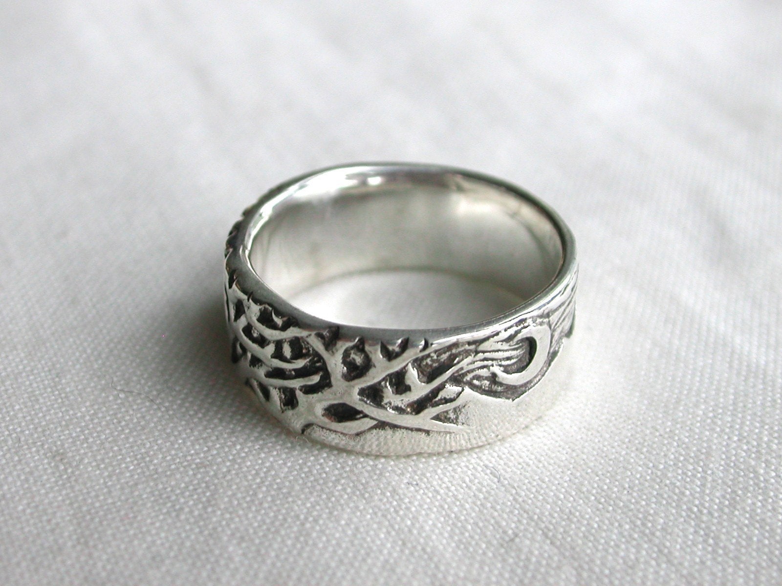 Weisheitsring, Sterlingsilber von TossiJewelry