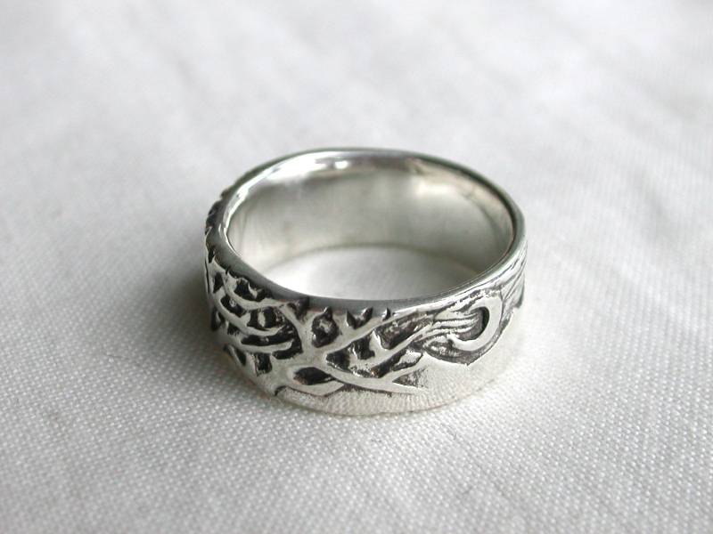 Weisheitsring, Sterlingsilber von TossiJewelry