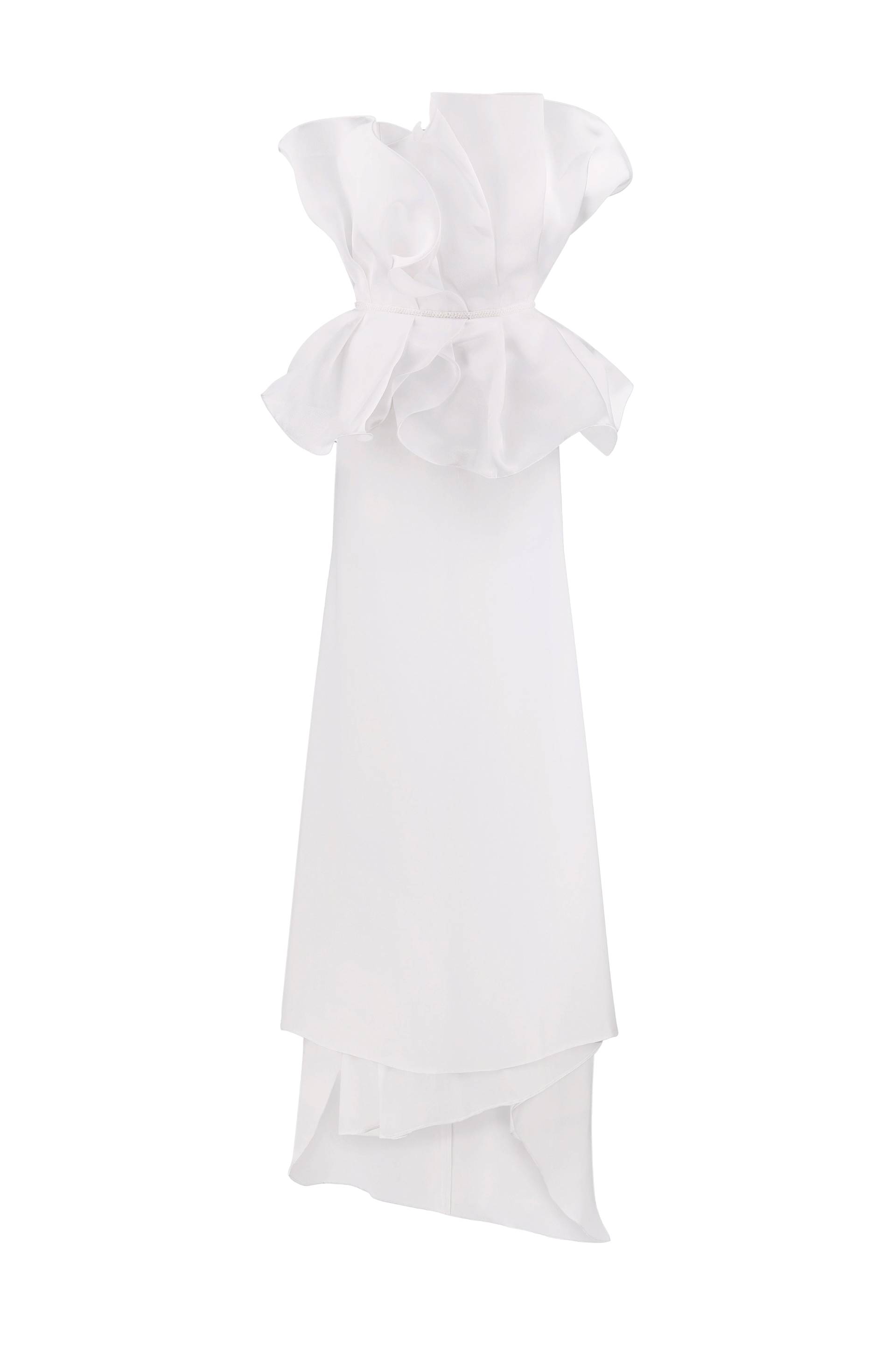 Maxi draped dress von Total White