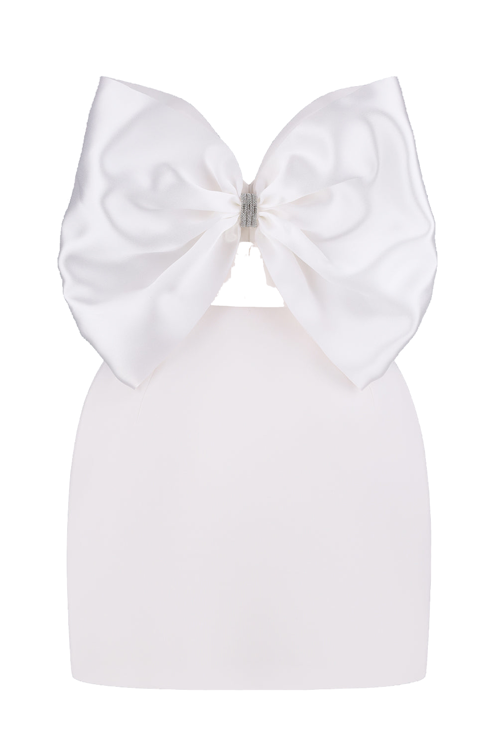 Mini dress with a bow von Total White