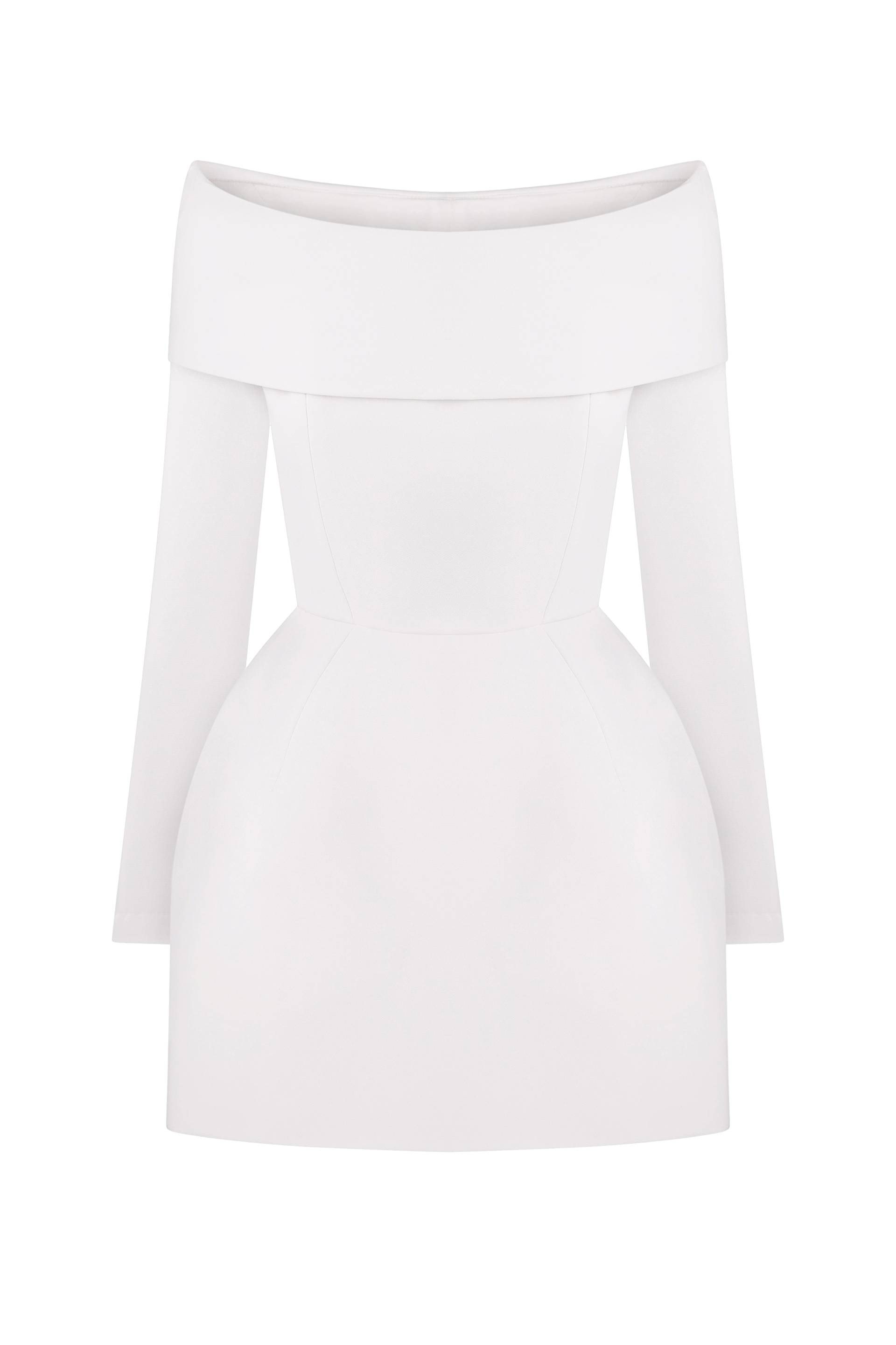 Off-shoulder dress von Total White
