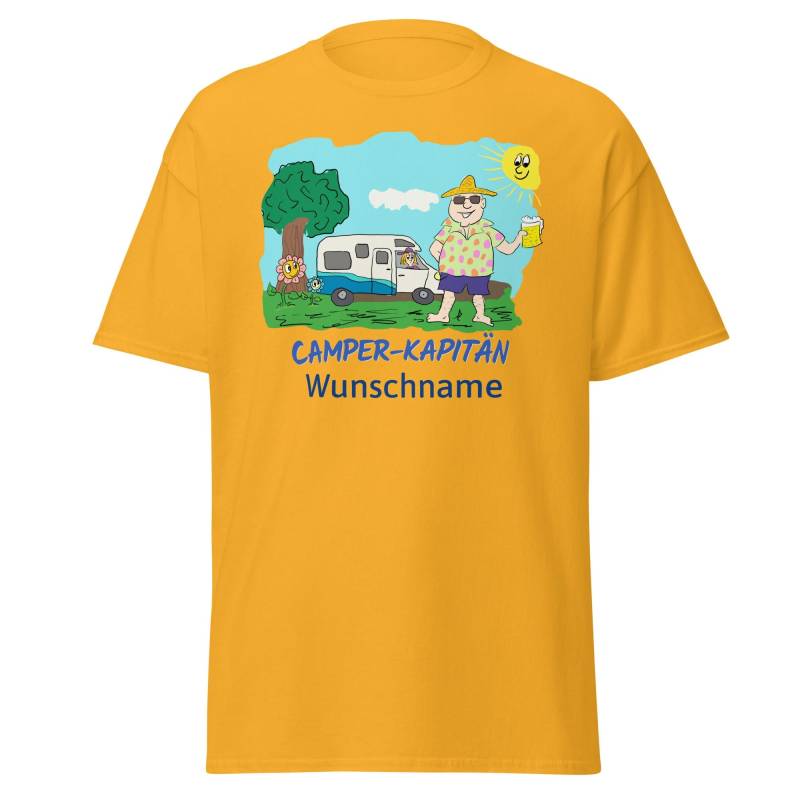 T-Shirt "Camper-Kapitän" Mit Wunschnamen von TotalGaga