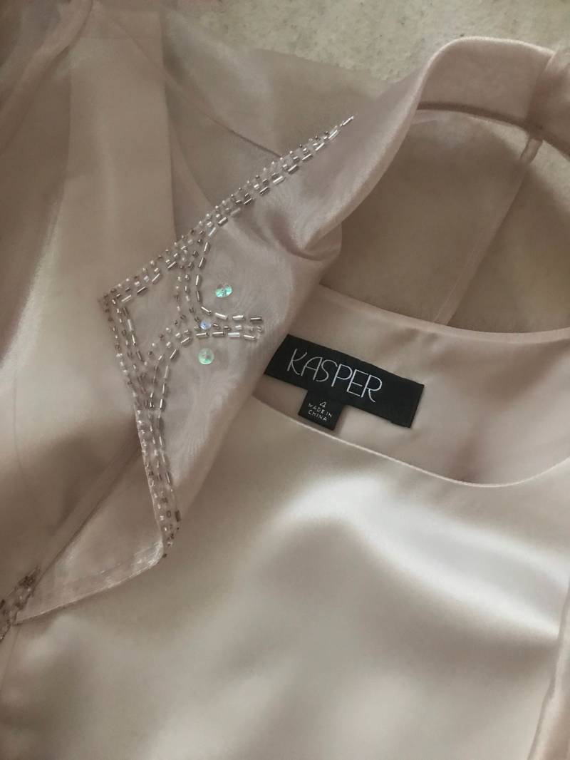 Goldfarbener Kasper Durchsichtig-Blazer Mit Unterhemd von TotaleTaxidermy